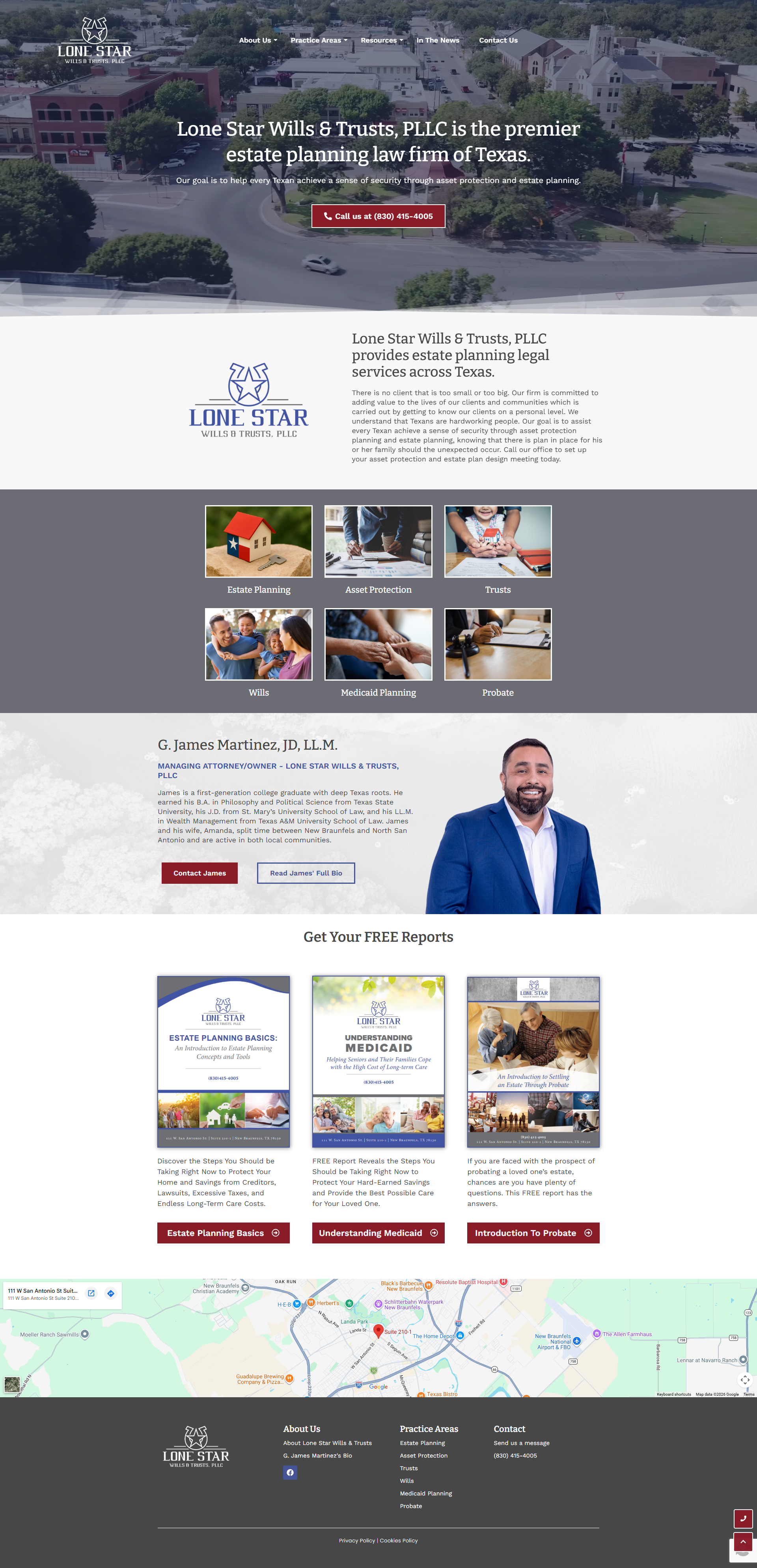 LSWT Law website preview