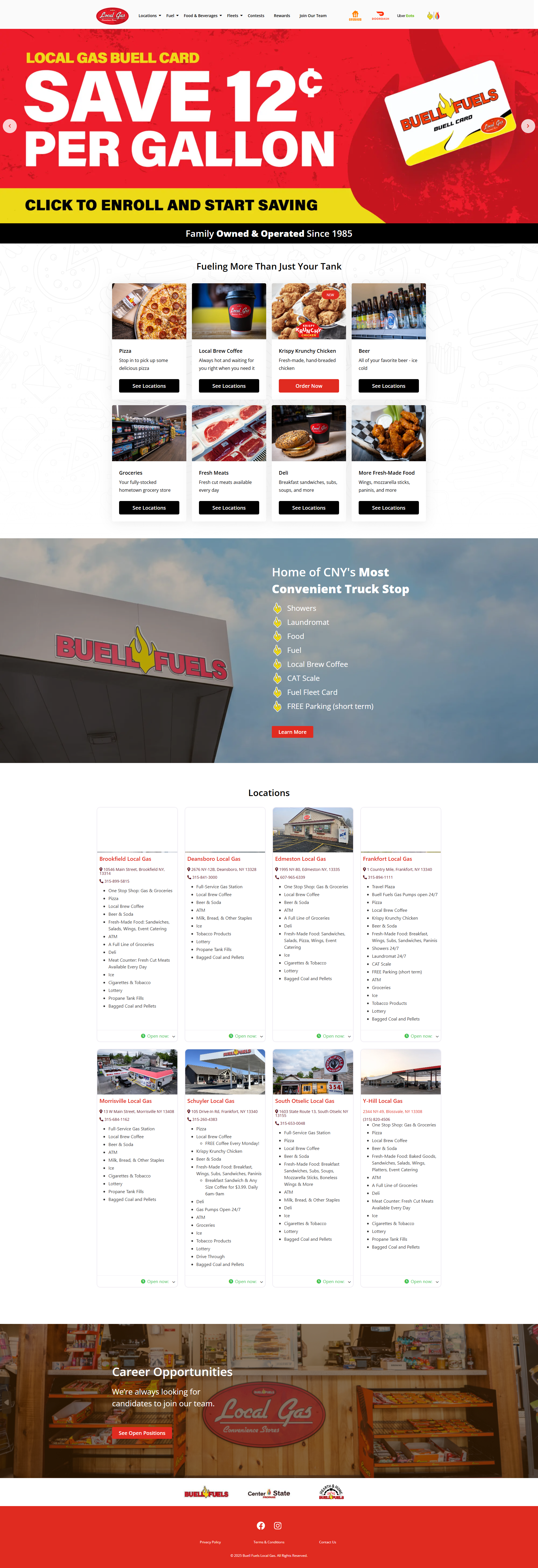 My Local Gas website preview